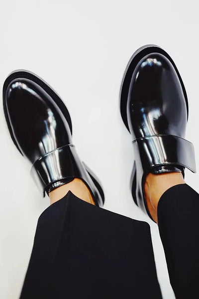 Thea - Glossy Elegance Loafers