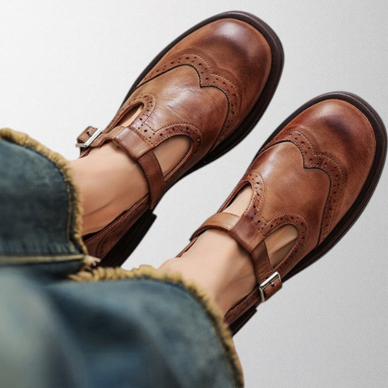 Hazel - Retro Charm Flats