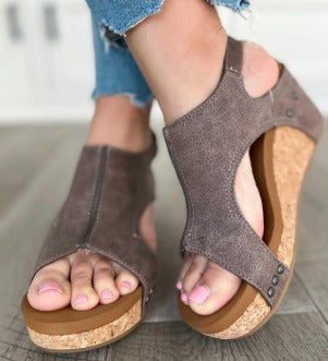 Jana - Chic Wedge Sandals