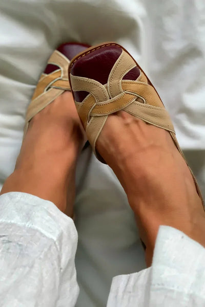 Amelia - Elegant Tricolor Heels