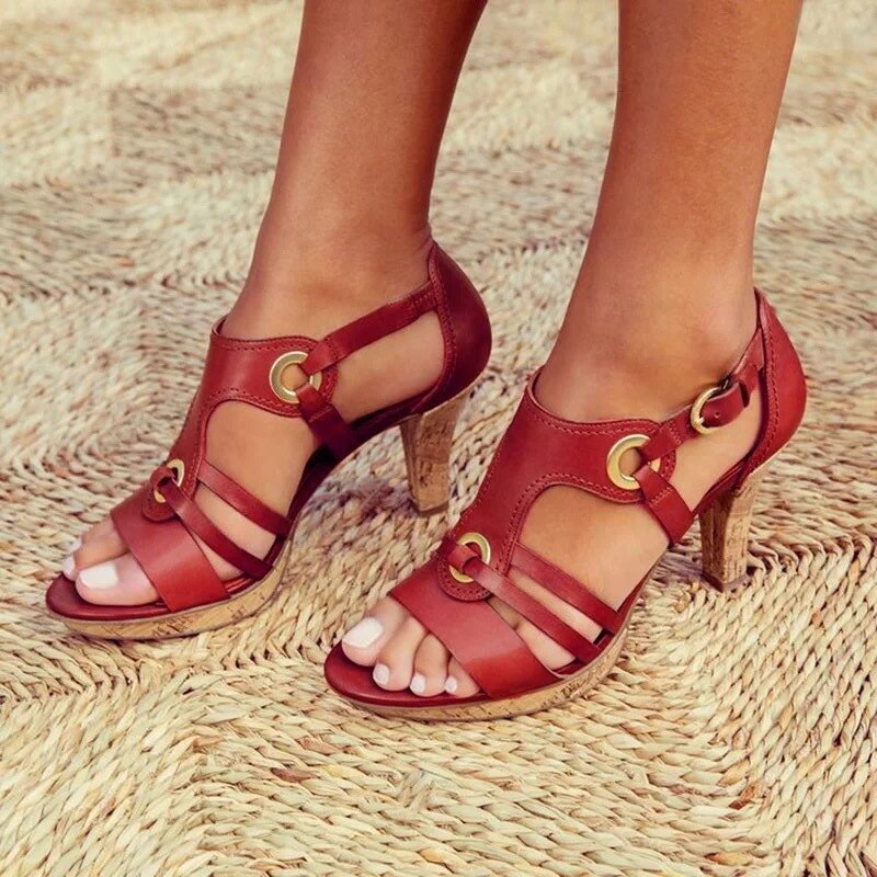 Ludovica - Comfy Heel Sandal