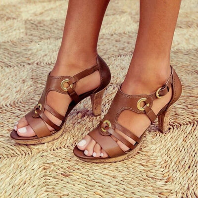 Ludovica - Comfy Heel Sandal