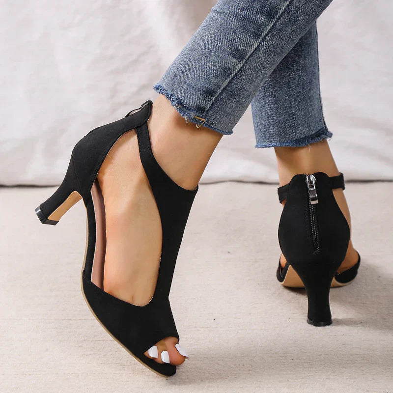 Elora - Comfy Heeled Sandals