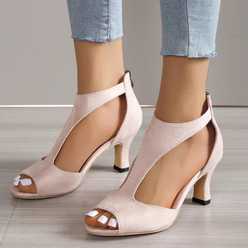 Elora - Comfy Heeled Sandals
