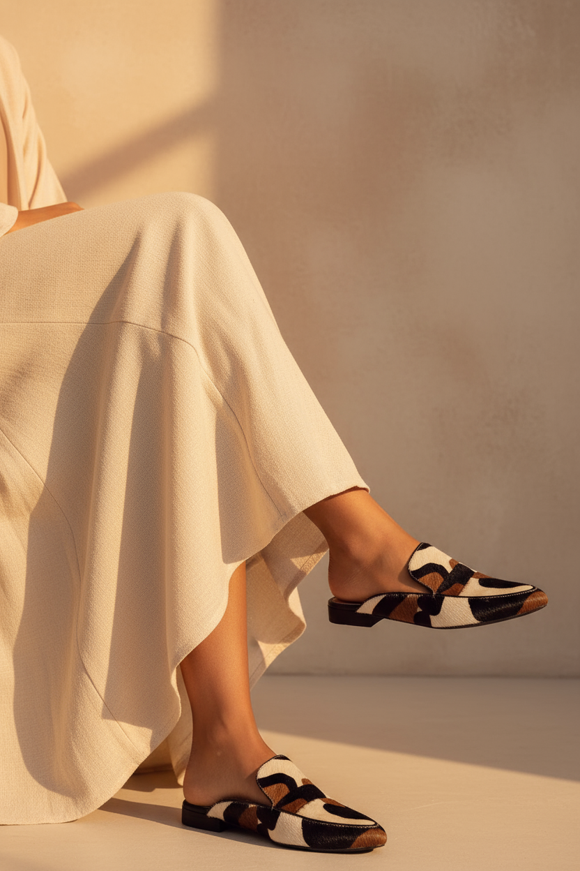 Rory - Cowhide Chic Loafers