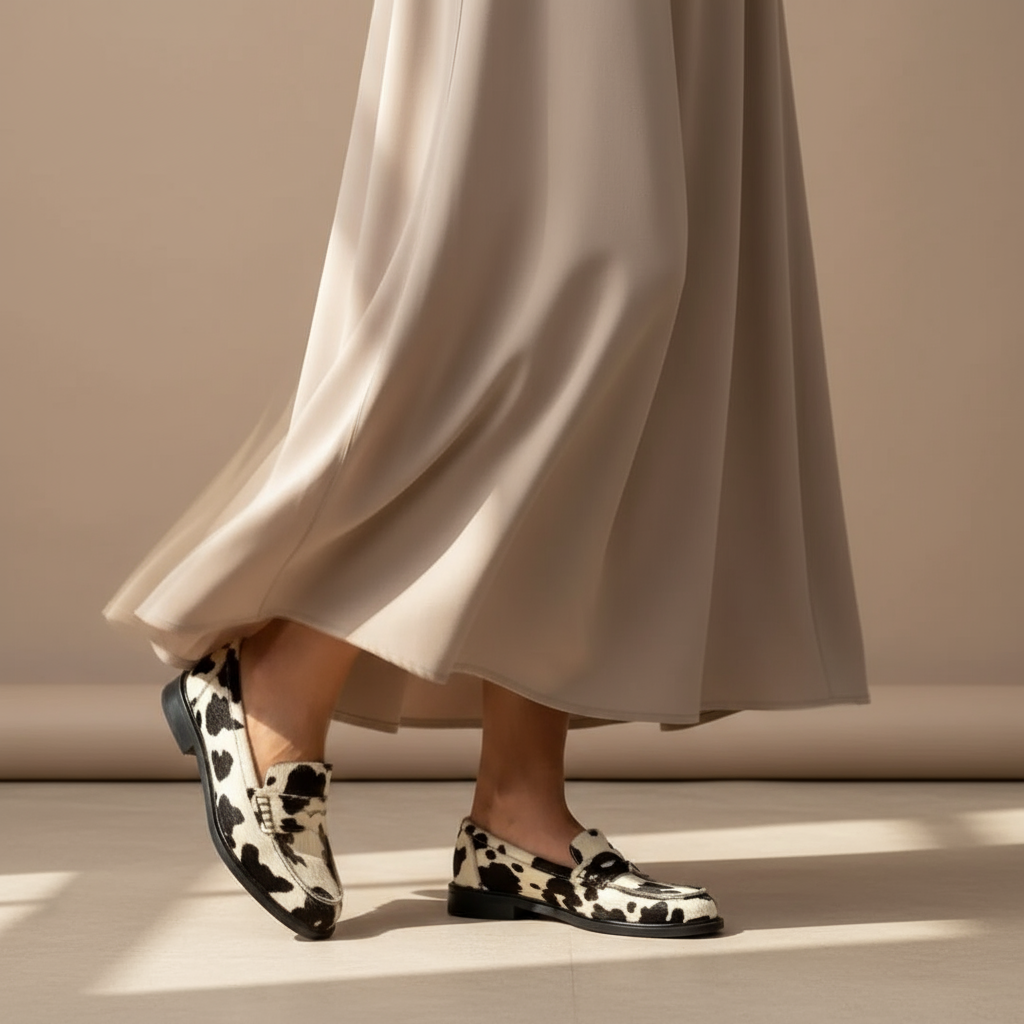 Claria - Chic Printed Loafers