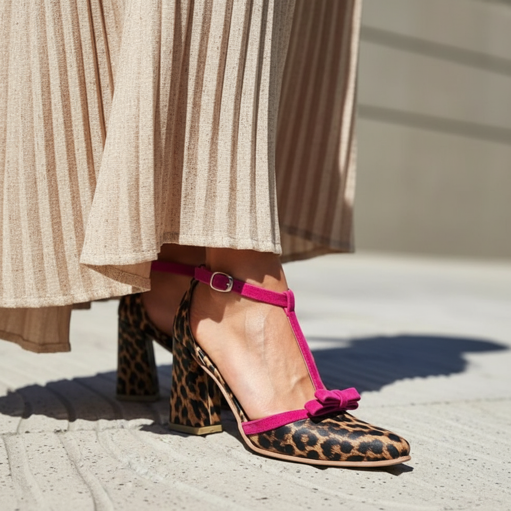 Pauline - Safari Glam Heel