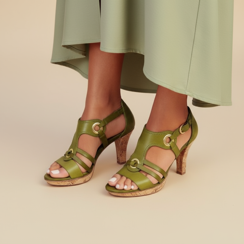 Ludovica - Comfy Heel Sandal