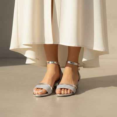 Alison - Stylish Gilded Sandal