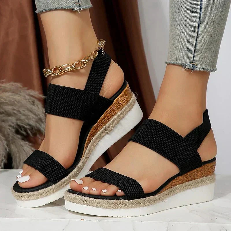 Nerina - Casual Wedge Sandals
